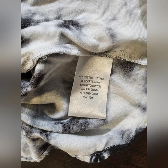 Free 2 Luv Stretchy Tie Dye Womens Tunic Top 1X - Picture 6 of 11